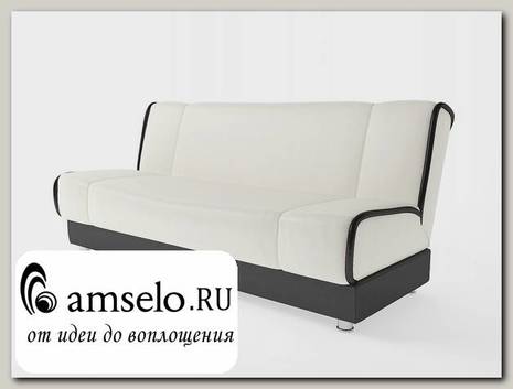 Диван-книжка Бридж (Кожзам. Monaco black/Кожзам. Monaco white)