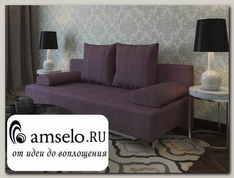 Диван-еврокнижка Мадрид (Велюр violet Банни 08 (Bonlife)/Велюр violet Банни 08 (Bonlife))