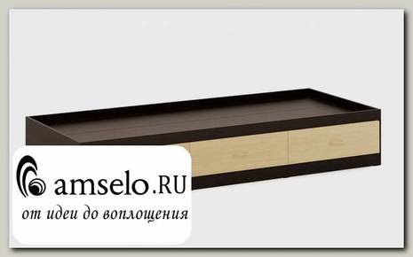 Кровать с ящ. 800 "Рики" (Венге/Бел.дуб)