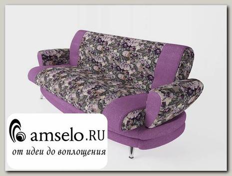 Диван-книжка Torta (Велюр Sense Delicious Violet/Ниттекс Elva Violet)