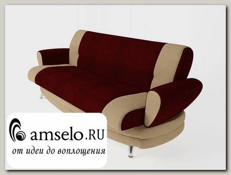 Диван-книжка Torta (Велюр Allure plain 20/Велюр Allure plain 5)