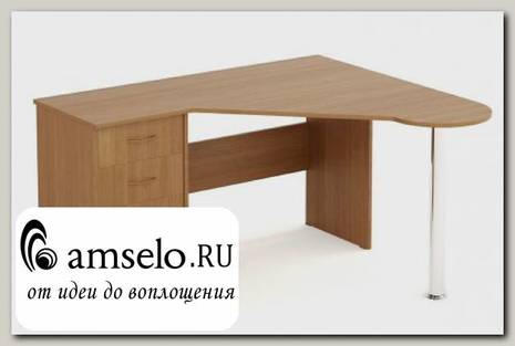 Стол письменный угловой universale "Ричи" (Бук)